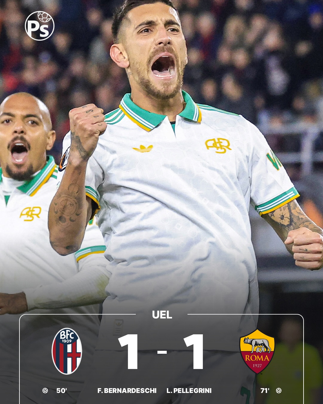 BOLOGNA 1 – 1 AS ROMA