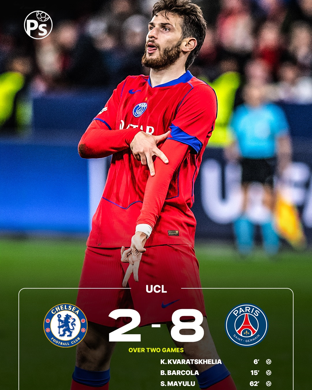CHELSEA 0 – 3 PSG