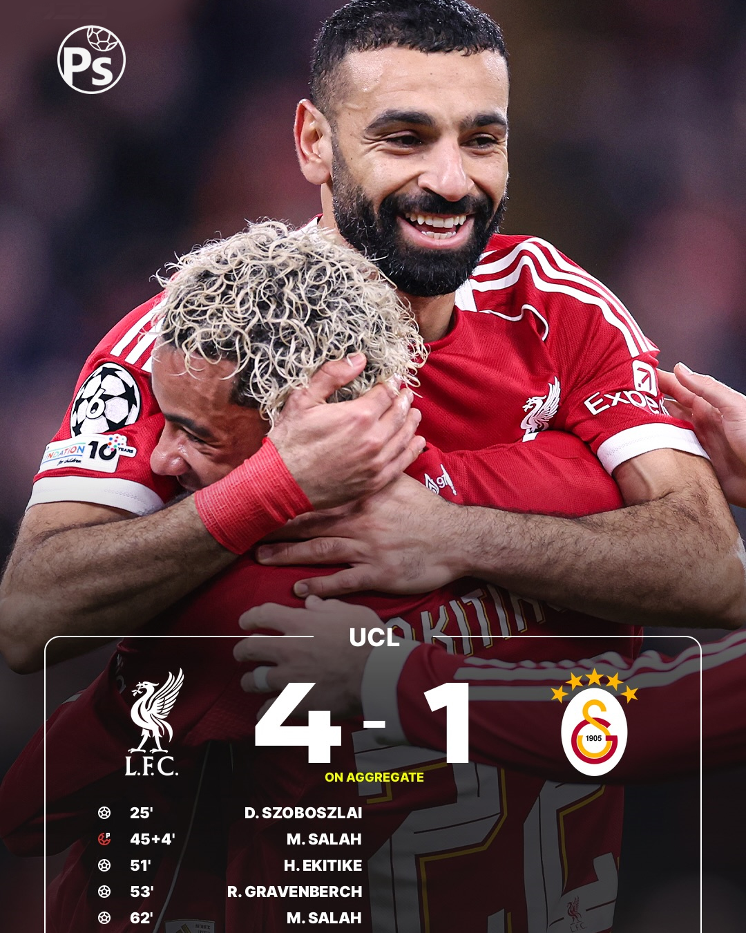 LIVERPOOL 4 – 0 GALATASARAY