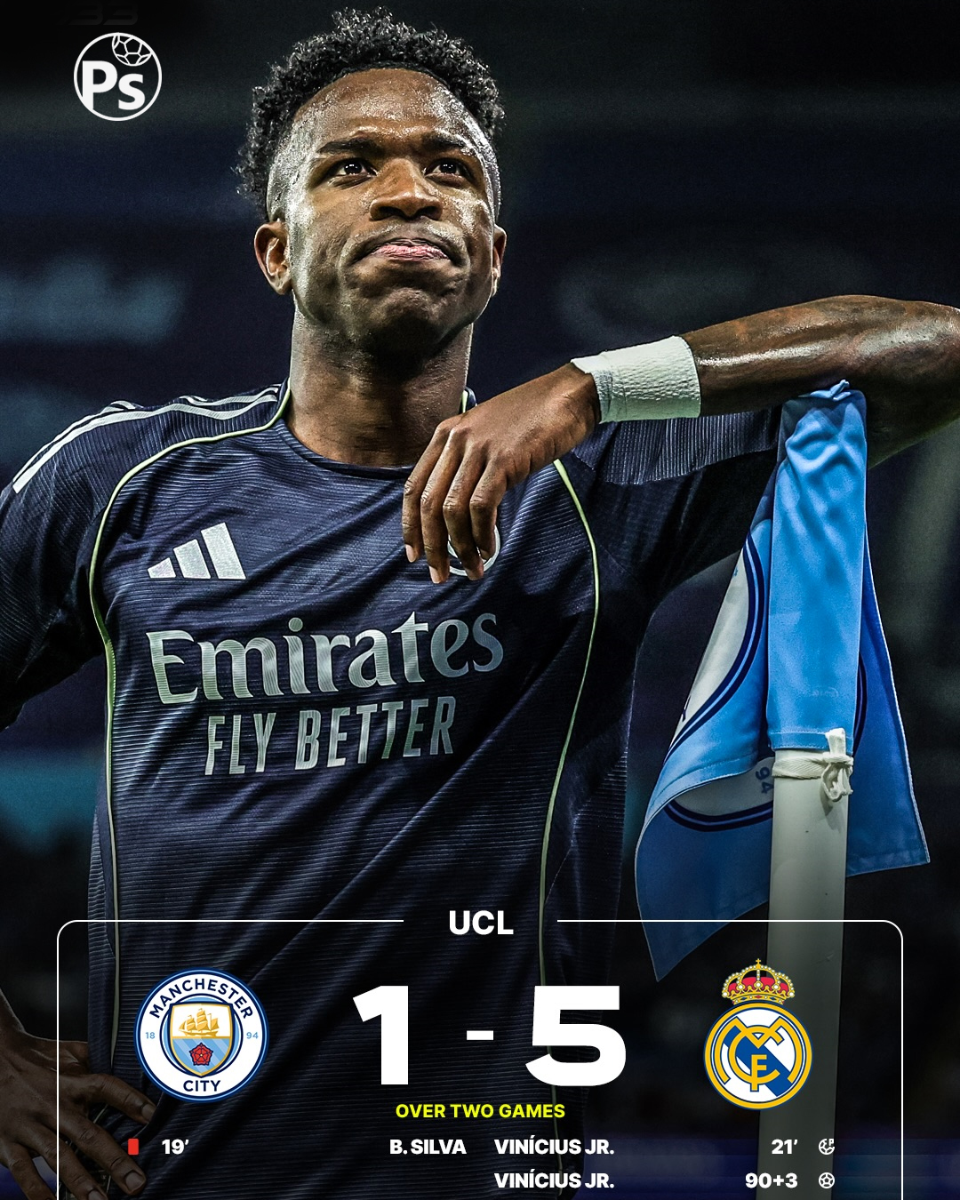 MAN CITY 1 – 2 REAL MADRID